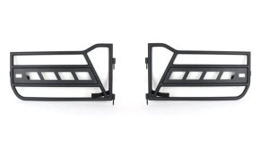 Jeep Wrangler Unlimited Tube Doors - Front - Fishbone Offroad - FB24023 - Black - `07-`18
